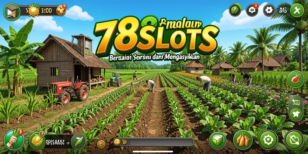 Tampilan gameplay 738SLOTS yang menantang dan penuh warna.