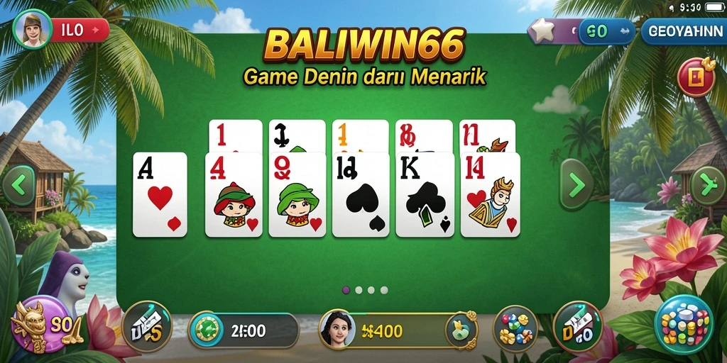 Tampilan gameplay BALIWIN66 yang mengasyikkan dan penuh aksi.