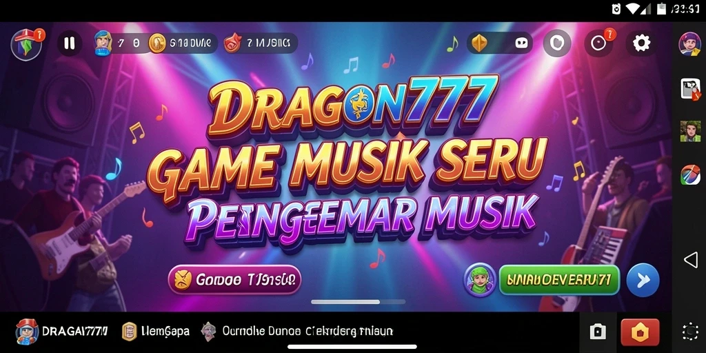 Tampilan gameplay DRAGON777 yang penuh warna dan seru.