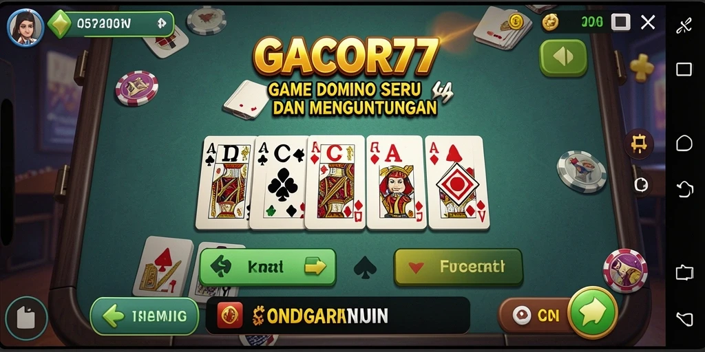 Tampilan gameplay seru di GACOR77 yang memukau.