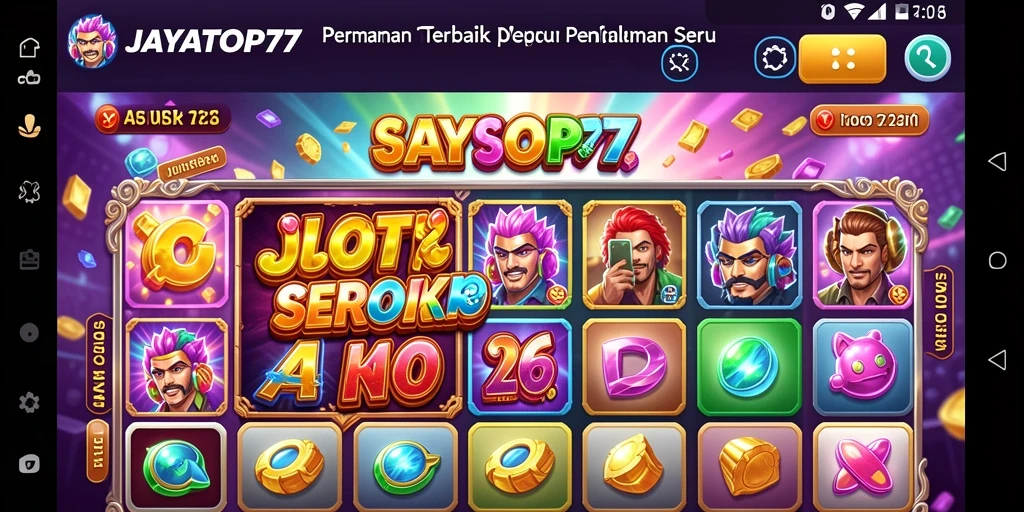 Tampilan menarik dari gameplay Slot JAYATOP77 yang mengasyikkan.