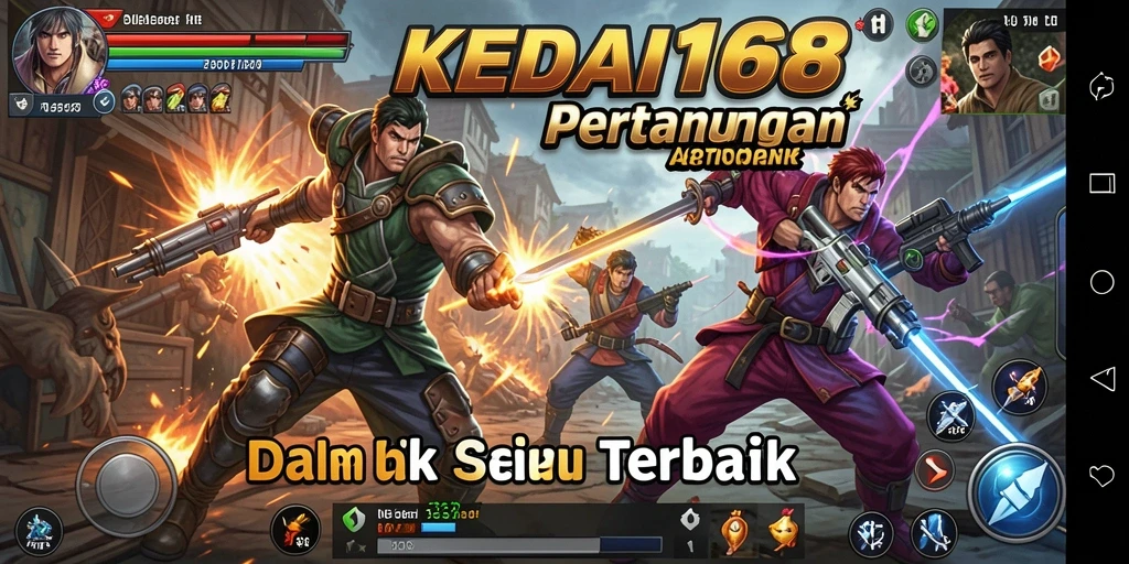 Tampilan gameplay KEDAI168 yang penuh aksi dan seru.