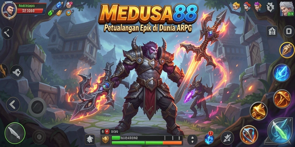Gameplay seru dalam MEDUSA88 yang menampilkan pertarungan epik.