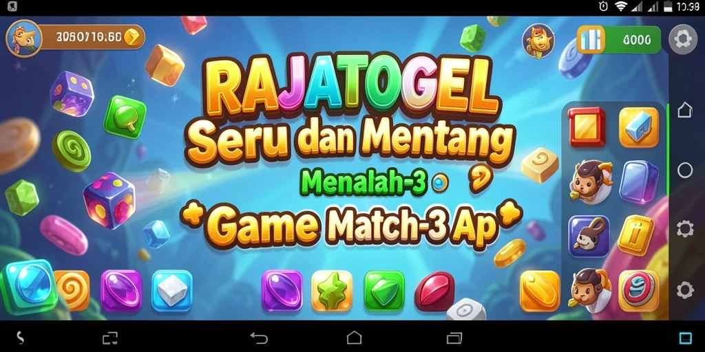 Tampilan gameplay seru dan menarik dari RAJATOGEL.