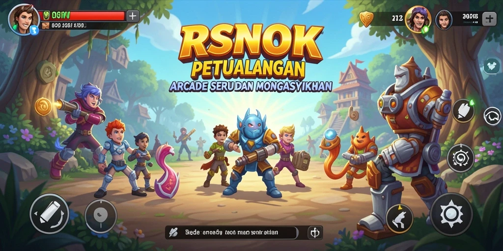 Tampilan gameplay seru dari RSNOK yang penuh aksi.