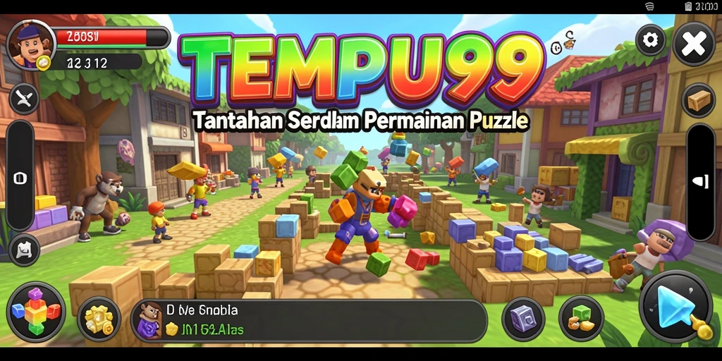 Gameplay menarik TEMPUR99 dengan berbagai tantangan puzzle.